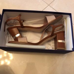 Stuart Weitzman Adobe Nappa Heels sz 10